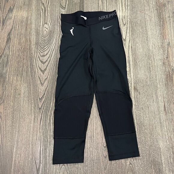 NWOT Nike Pro Dri-Fit WNBA Womens Official Issued Compression Tights Black Small - Picture 1 of 6
